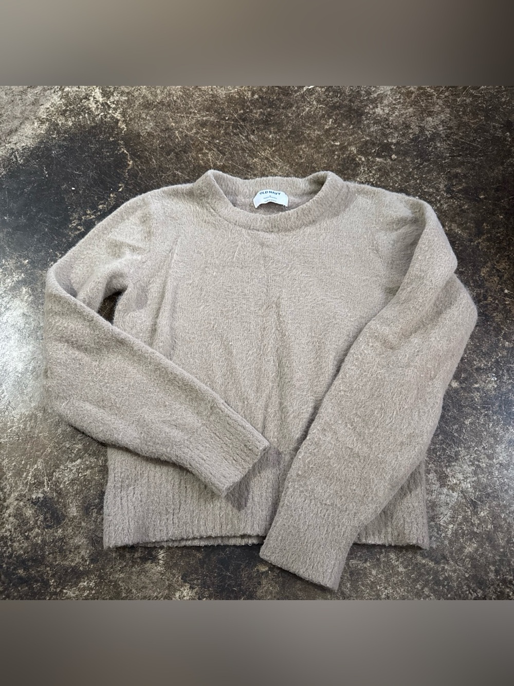 Tan Old Navy Women's Crewneck Sweater